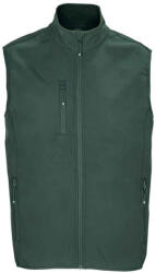 SOL'S Férfi Falcon Softshell cipzáras testmelegítő XL vörös|zöld