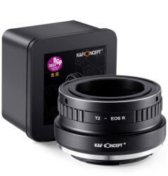 K&F Concept Canon EOS R -T2 Adapter -Objektív-mount Átalakító (T2-EOSR) (KF06.488)