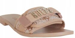 Guess Női bebújós flip-flop papucs Guess Elyze3 bézs elegáns kényelmes 37 Eu (Klapki damskie wsuwane Guess)