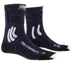 X-Bionic X-SOCKS® TREK X APANI® Merino WOMEN Șosete Midnight Blue/Arctic White 41-42 EU