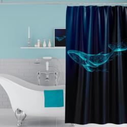 Tropik Home Perdea dus 3D cu 12 inele, dimensiunea 180x200cm Phantom
