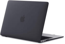  Apple MacBook Air 13 (2022 / 2023 / 2024), Műanyag hátlap védőtok, Tech Protect SmartShell, fekete