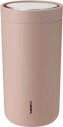Stelton Cană termică To-Go Click 200 ml roz murdar din oțel dublu (675-50)