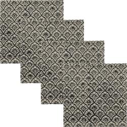 House Doctor Șervețele din material textil Join 40 cm alb cu negru 4 buc (261670325)