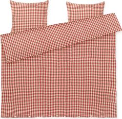 Juna Lenjerie de pat Bæk & Bølge 200 x 220 cm roșu-galbenă cu 2 fețe de pernă 60 x 63 cm (646613) Lenjerie de pat