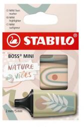 STABILO Boss Mini Naturevibes szövegkiemelő készlet 3 db-os (beige, earth green, mud green) (07/03-72)