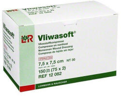 VLIWASOFT steril 7, 5 x 7, 5 cm (150 db/doboz) 12082 nedvszívó sebpárna (lohmann)