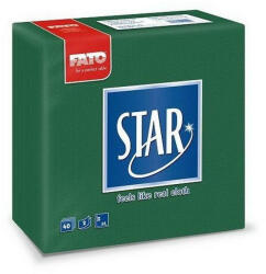 FATO Sztár szalvéta 2 rétegű 38x38cm zöld 40 szál/csomag (82990700)