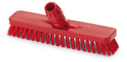 Igeax élelmiszeripari padlósúrolókefe 30cm széles piros, 0, 75mm kemény sörtével (1016RT) - szerek