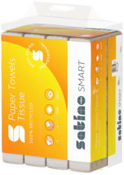 WEPA Satino Wepa Smart V hajtogatott kéztörlő 2 réteg, 80% fehér, 24x21cm, 12x336 lap/zsák (278080)