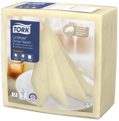 Tork szalvéta Linstyle, premium textilhatású, PEZSGŐ, 39/1, 50db/csg, 12csg/karton (478712)