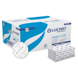 Lucart Strong V2.25 hajtogatott kéztörlő 2 rétegű cellulóz 20x190 lap / karton (863051) - szerek