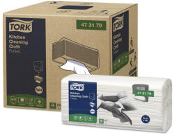 Tork konyhai séfkendő W4 Premium, 1r. , fehér, 75lap/csg, 4csg/karton (473179)