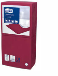 Tork szalvéta koktél, 24/2 BORDÓ, 200 lap/csg, 12csg/karton (477824)