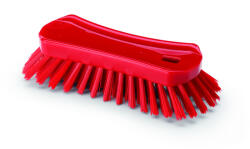 Igeax élelmiszeripari ergonómikus kézi súroló kefe piros 0, 5mm közepes sörtével (1001RM) - szerek