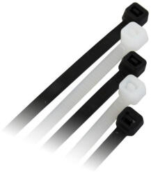 Commel gyorskötöző, kábelkötegelő 4.7 mm x 300 mm fehér, 100 db (365-121) - szerek