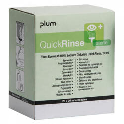 Plum QuickRinse Steril Szemkimosó Ampulla 1 csomag (5db ampulla) (5160) - szerek