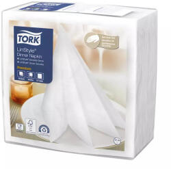 Tork szalvéta Linstyle, premium textilhatású, FEHÉR, 39/1, 50db/csg, 12csg/karton (478711)