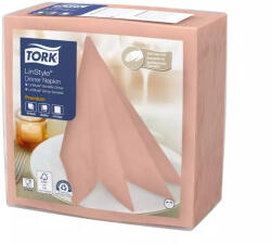 Tork szalvéta Linstyle, premium textilhatású, KORALL, 39/1, 50db/csg, 12csg/karton (478881) - szerek