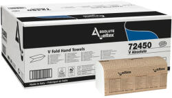 Celtex Absolute V hajtogatott kéztörlő recy, 2 réteg, 21, 5x21cm, 20x250lap/karton (72450)