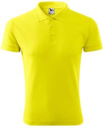 MALFINI Férfi galléros póló Pique Polo - Élénk kék | M (2037014)