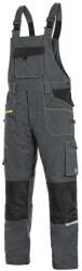 CXS Kantáros munkanadrág CXS STRETCH - rövidített - Sötétszürke / fekete | 60 (1030-034-734-60)