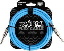 Ernie Ball 6412 Flex Cabel Egyenes Gitárkábel 3m és 6m (kék)