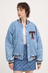 Tommy Jeans farmer bomber dzseki átmeneti, DW0DW18202 - kék M