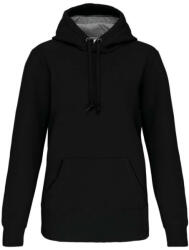 Kariban Uniszex vastag kapucnis pulóver, Kariban KA443, Black-4XL (ka443bl-4xl)