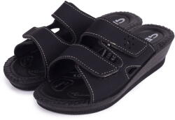 Vlnka Női Milena gélbetétes ékpapucs fekete felnőtt cipő méret 36