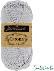 Scheepjes Catona 074 Mercury - szürke pamut fonal - 50gramm