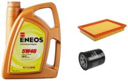 Eneos Suzuki Swift olajcsere szett 1.3-1.5 benzin 2005-2010 levegőszűrő, olajszűrő, Eneos Premium Hyper 5w40 4L (13780-62J00, 16510-61A01)
