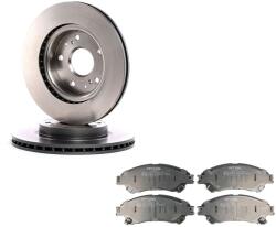 Japanparts Suzuki Vitara és SX4 S-Cross 2015-től első féktárcsa Nipparts és Optimál fékbetét szett (55311-61M00, N3308030, OPT BP-12685, 55810-61M01)