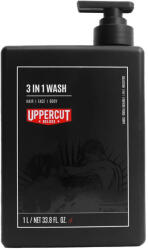 Uppercut Deluxe Deluxe 3-in-1 Wash - tusfürdő, sampon és arctisztító 1000 ml (upp-wash-1000)
