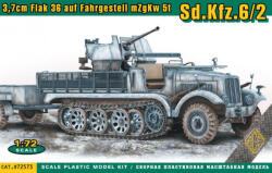ACE SdKfz. 6/2 3.7cm Flak 36 auf Fahrgestell mZgKw 5t 1: 72 (ACE72573)