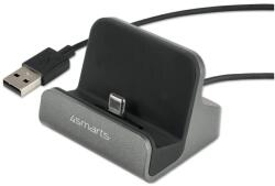 4smarts VoltDock dokkoló állomás Type-C csatlakozóval 10W - szürke