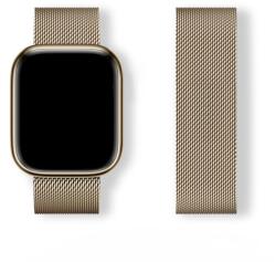 Hurtel Milanese Loop csereszíj Apple Watch 42/44/45/46/49mm - arany színű