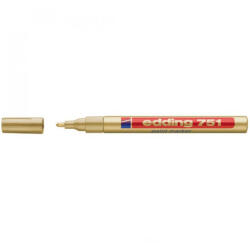 edding Lakkmarker 1-2mm, kerek Edding 751 arany - vegyesbolt