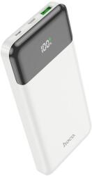 hoco. J102 powerbank 1xUSB-A és 1xUSB-C csatlakozással 10000mAh 20W 3A - fehér