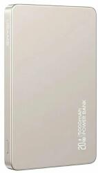 USAMS 5KCD23102 CY Series indukciós powerbank 1xUSB-C csatlakozással 5000mAh 20W PD - titánszürke