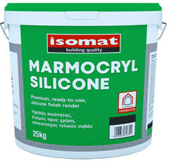 Isomat MARMOCRYL SILICONE Fine - tencuiala decorativa, siliconica, hidrofuga, profesionala (Granulatie: 2 mm, Culoare: Base D) (ISM-213857)