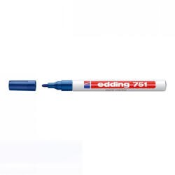 edding Lakkmarker 1-2mm, kerek Edding 751 kék - vegyesbolt