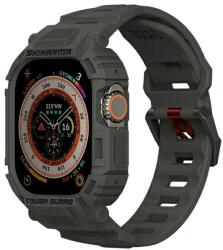 Skinarma Mecha tok szíjjal Apple Watch Ultra/Ultra2 (49mm) - olajzöld