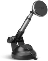 SBS TESUPMAGEXT MagSafe-kompatibilis teleszkópos autós tartó műszerfalra/szélvédőre - fekete