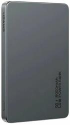 USAMS 5KCD23101 CY Series indukciós powerbank 1xUSB-C csatlakozással 5000mAh 20W PD - szürke