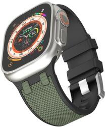 WiWU Wi-WB015 Kylin csereszíj Apple Watch 42/44/45/49 mm - olajzöld