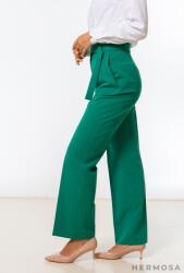 Hermosa Pantaloni dama palazzo uni din stofa, NASIRA, verde