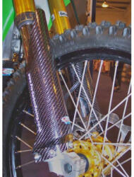 Pro-carbon Racing Kawasaki Alsó Teleszkópszár Védő - KX125/250 1994-2003