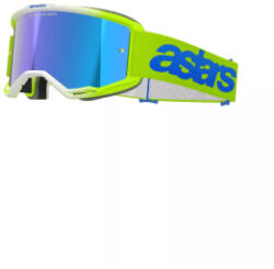 Alpinestars GOGGLES Vision 5 Blaze Goggle YLW/BL MIRROR-BLUE 5102125-5007 (5102125-5007) - mxguards