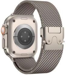 Hurtel Titanium Milanese Loop csereszíj Apple Watch 42/44/45/46/49mm - titánszürke